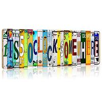 Bar Signs For Bar Decor Its 5 O'Clock Somewhere Sign,Funny Vintage Bar Accessories Drinking Signs Gifts for Men,6x16 Inch