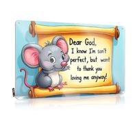 Bar Signs For Home Bar Wall A Cute Mouse Holding A Scroll With A Heartfelt Message. Tin Sign Bar Funny Signs Tin Metal Decor(30X40CM)