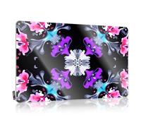 Bar Signs For Man Cave Floral Fantasy: A Colorful Abstract Design Tin Sign Cave Door Sign Tin Bar Signs(30X40CM)