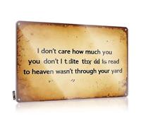 Bar Signs For Man Cave I Don'T Care How Much You Tin Sign Funny Warning Signs Beer Limit Sign(30X40CM)