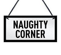Bar Signs For Outdoor NAUGHTY CORNER Funny Home Bar Sign Pub Man Cave Sign