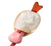 Bar Soap Bag, Mesh Body Scrubber, Lanyard Shower Pouch, Non Stick Foaming Tool, Sturdy Animal Design, Portable Bath Accessory, for Travel Home Back Arm Leg Neck Bathing Daily Routine 13.5cm x 10.5cm