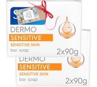 Bar Soap Bundle With Dermo Sensitive Body And Face Twin Soap (2 Pack)