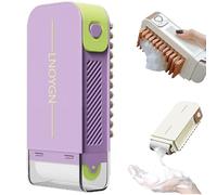 Bar Soap Dispenser Grinder, 2025 New Multi-Functional Soap Box with Roller, Portable Soap Bar Dispenser, Foaming Soap Box with Roller Bubble Case for Laundry(Purple)