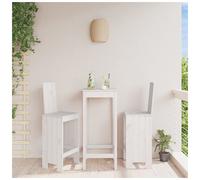 (white pine, 40 x 42 x 120 cm) vidaXL Bar Stools Garden Stool Wooden Outdoor Chair 2 pcs Solid Wood Pine