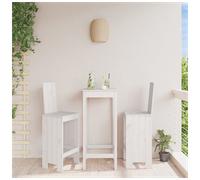 (white pine, 40 x 42 x 120 cm) vidaXL Bar Stools Garden Stool Wooden Outdoor Chair 2 pcs Solid Wood Pine