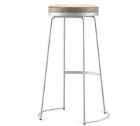 bar Stool Chair Pub Bar Height Barstool Industrial Dining Bar Stools Chairs for Coffee Shop, Bar, Home Balcony (Wit)