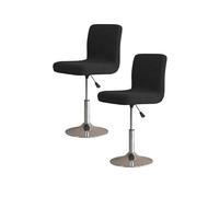 Bar Stool Cover with Back Barstool Chair Slipcovers 2/4 Pack Dining Room Square Swivel Barstool Chair Seat Cushion Slipcover for Counter Height Mid Low Back Chair Protector ( Color : #10 , Size : 2PCS