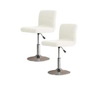 Bar Stool Cover with Back Barstool Chair Slipcovers 2/4 Pack Dining Room Square Swivel Barstool Chair Seat Cushion Slipcover for Counter Height Mid Low Back Chair Protector ( Color : #14 , Size : 2PCS