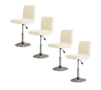 Bar Stool Cover with Back Barstool Chair Slipcovers 2/4 Pack Dining Room Square Swivel Barstool Chair Seat Cushion Slipcover for Counter Height Mid Low Back Chair Protector ( Color : #15 , Size : 4PCS