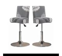 Bar Stool Covers Barstool Chair Slipcovers Covers 2/4 Pack Stretch Slipcover Pattern for Short Swivel Dining Chair-Counter Height Side Chairs (Color : #75, Size : 2PCS)