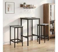 Bar Stool Grey Sonoma 40 x 32 x 74 cm Engineered Wood Set of 2