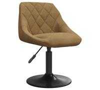 vidaXL Bar Stool Brown Velvet