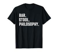 Bar Stool Philosophy - Funny Bartender Humor T-Shirt