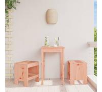Bar Stools 2 Pcs Black Solid Wood Pine