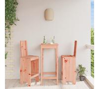 (natural douglas, 40 x 42 x 120 cm) vidaXL Bar Stools Garden Stool Wooden Outdoor Chair 2 pcs Solid Wood Pine