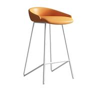 Bar Stools 30 Inch Counter Height Faux Leather Modern Lightweight Industrial Metal Bar Stool Home Kitchen Living Dining Room Chair Barstools for Bar(White-b)