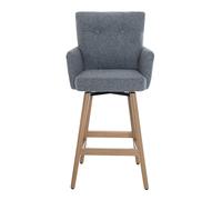 Bar Stools Cotswold Swivel Teal 2pcs