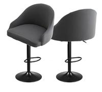 Bar Stools Cover,Short Back Chair Cover, Swivel Chair Slipcovers with Back, Stretch Bar Stool Chair Slipcovers with Round Backs Arms Curved Accent,Counter Bar Stool Cover for Armchair,Kitchen Island(