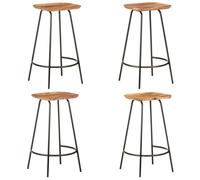 Bar Stools Indoor Kitchen Dining Room Counter Chair Solid Acacia Wood vidaXL
