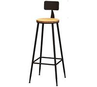 Bar Stools, Industrial Vintage Bar Chairs, Counter Breakfast Barstools with Footrest, Fit for Bar Table, Pub, Coffee, Home Dinning, Kitchen, Island (B-1ps,73cm/28.7in)