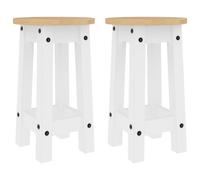 Bar Stools Kitchen Bar Chair Pub Stool Counter Chair Solid Wood Pine vidaXL