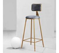 Bar Stools,Modern Grey Swivel Bar Stools - 75cm Counter Height, Industrial Style Dining Chairs with Back, Perfect for Kitchen, Bar, and Breakfast Nook Seating