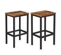 Bar Stools Set of 2, Breakfast Stool Chairs, for Kitchen, Dining Room 40x30x65cm