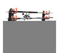 Bar Storage Rack | Wall Mount Pole | Heavy Duty Organizer Stand, Horizontal Space Saving Stand for Garage, Basement, Boat, Kayak, Paddle,