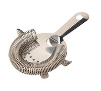 Bar Strainer for Bartending - Stainless Steel Cocktail Strainer with Ergonomic Handle, Bar Tool Drink Strainer for Bartenders