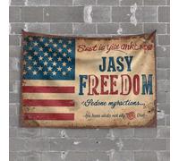 Bar Stuff for Man Cave Jasy Freedom: Celebrating American Independence Day with Pride an Tapestry Tapestry Funny Aesthetic Decor(100X150CM)