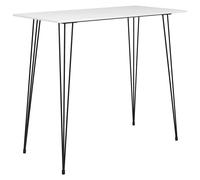 vidaXL Bar Table White 120x60x105cm Kitchen Bistro Dinner Table Counter Desk