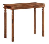 Bar Table 120x60x107 cm Honey Solid Acacia Wood Tall Pub Table Rustic Vintage XL