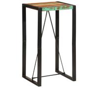 vidaXL Bar Table 23.6x21.7x43.3 Solid Wood Reclaimed