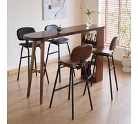 Bar Table and Chairs Set, Compact 5-Piece Pub Table for 4, Space-Saving Dining Solution for Small Spaces, Ideal for Kitchen, Living Room, or Foyer