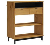 Bar Table Bistro Pub Wooden Solid Wood Pine FLAM vidaXL