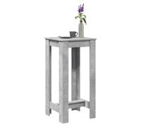 Bar Table Concrete Grey 51x50x103.5cm Engineered Wood Tall Pub Table for Kitchen