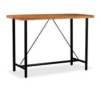Bar Table Dining Table Dining Room Kitchen Table Solid Sheesham Wood vidaXL