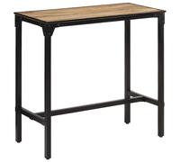 Bar Table Garden Outdoor Table Bistro Table Solid Rough Wood Mango vidaXL
