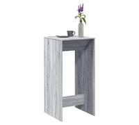 Bar table Grey Sonoma 51x50x103.5cm Engineered Wood Tall Kitchen Pub Dining Area