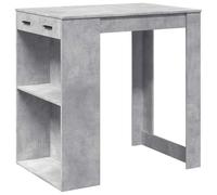 Bar Table Kitchen Pub Table Dining Room Bistro Table Engineered Wood vidaXL