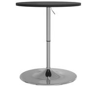 Bar Table Kitchen Table Bistro Table Engineered Wood and Chromed Steel vidaXL