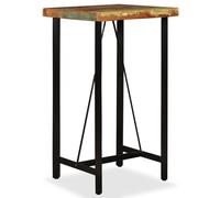 vidaXL Bar Table Solid Reclaimed Wood 60x60x107 cm