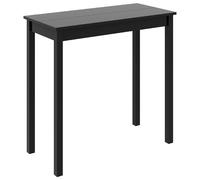 Bar Table Outdoor Patio Bistro Pub Breakfast Bar Height Table MDF Black vidaXL
