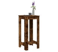 Bar table Smoked Oak 51x50x103.5cm Engineered Wood Tall Kitchen Pub Table Stable