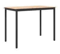 vidaXL Bar Table Natural 70 x 70 x 105 cm Solid Pine Wood