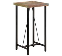 (55 x 55 x 107 cm) vidaXL Solid Reclaimed Wood Bar Table Kitchen Dining Furniture Multi Sizes