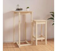 Bar Table Solid Wood Pine