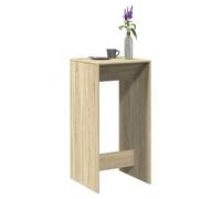 Bar Table Sonoma Oak 51x50x103.5 cm Engineered Wood Tall Kitchen Pub Firm Table