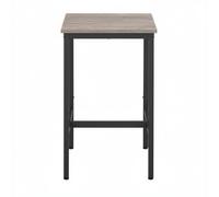 Bar Table, Tall Kitchen Table for Breakfast, Dining Room Table, Greige + Black